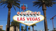 Nov 26, 2023; Paradise, Nevada, USA; The Welcome to Fabulous Las Vegas sign on the Las Vegas strip. Mandatory Credit: Kirby Lee-USA TODAY Sports