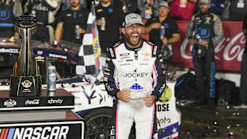 Chastain mounted a stunning come-from-behind win during the Coca-Cola 600 at Charlotte Motor Speedway on Sunday.