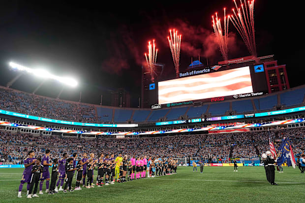 Bank of America Stadium is the biggest stadium in MLS.