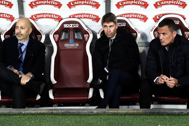 Ivan Gazidis, Frederic Massara, Paolo Maldini