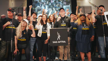 Press Conference Actors on Strike in Los Angeles