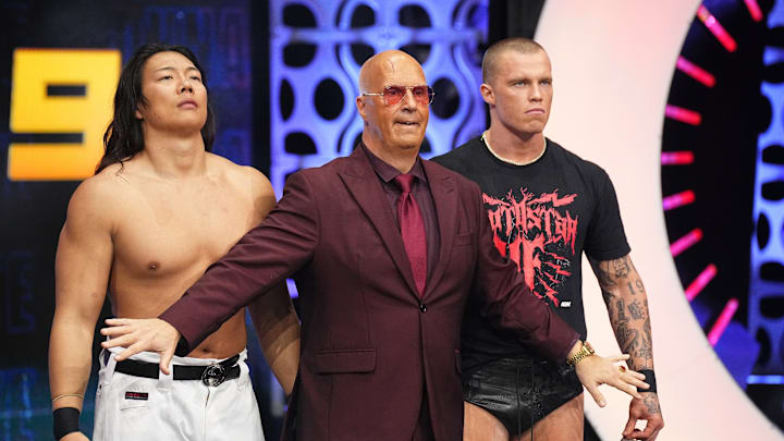 Don Callis, Konosuke Takeshita, and Kyle Fletcher