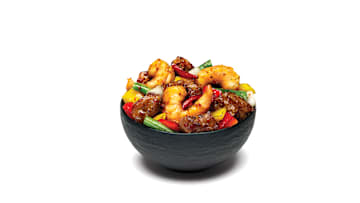 Panda Express Firecracker Steak and Shrimp