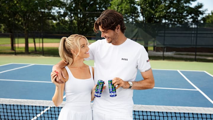 Taylor Fritz and Morgan Riddle team up with Heineken.