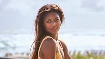 Gabby Thomas was photographed by Ben Horton at The Boca Raton in Boca Raton, Fla.