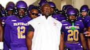 Prairie View A&M football team led by head coach Tremaine Jackson.
