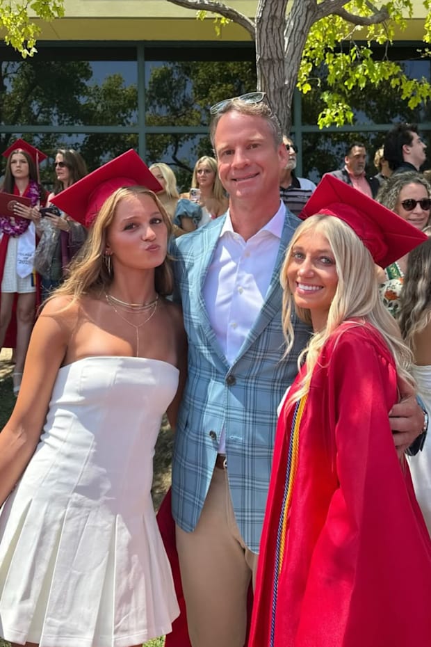 Lane Kiffin with Presley (left)