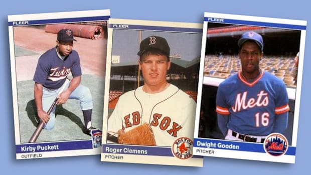 1984 Fleer Update "Big Three" of Kirby, Rocket, and Doc