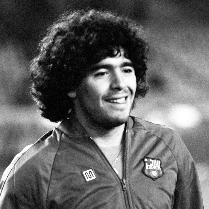 Maradona joined Barcelona as the most expensive player in the world