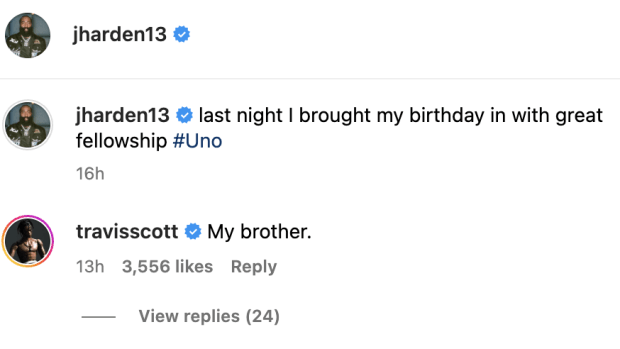 Travis Scott's Comment