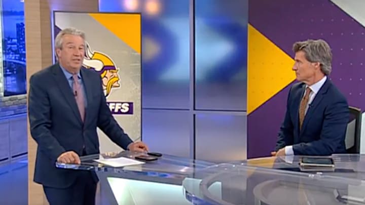 Sam Darnold had another rough game in the Vikings' wild-card loss to the Rams. 