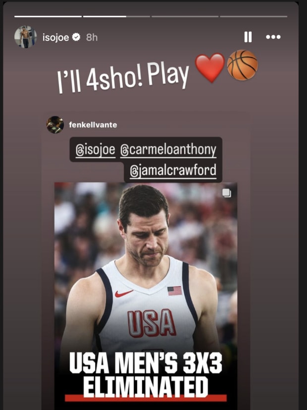 Joe Johnson's IG Story