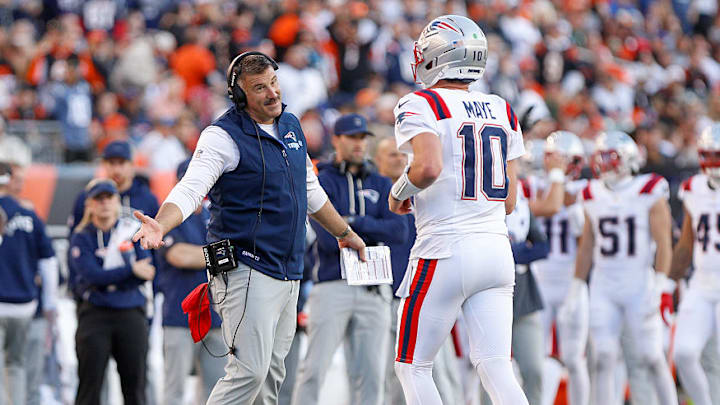 Mike Vrabel believes Drake Maye is the NFL MVP.