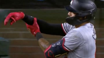Carlos Correa left Thursday's Minnesota Twins game after getting hit by a pitch in his wrist.