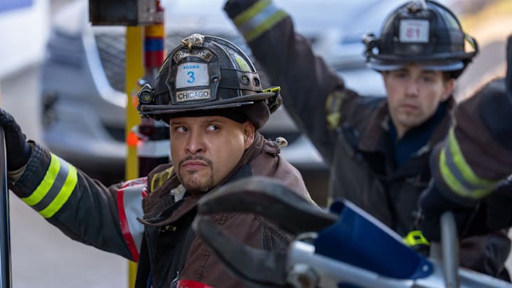 CHICAGO FIRE -- "Carry A Torch" Episode 1410 -- Pictured: Joe Miñoso as Joe Cruz 