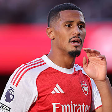 Saliba signed a new contract with Arsenal on Wednesday.