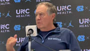 UNC football coach Bill Belichick 