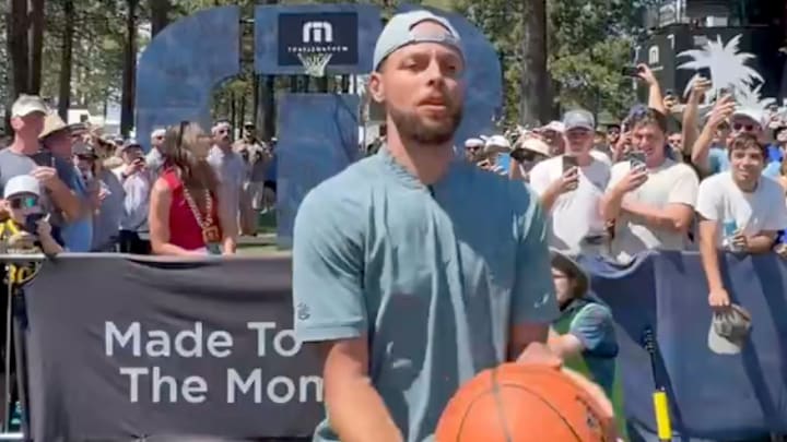 This didn't go the way Steph Curry thought it would. 