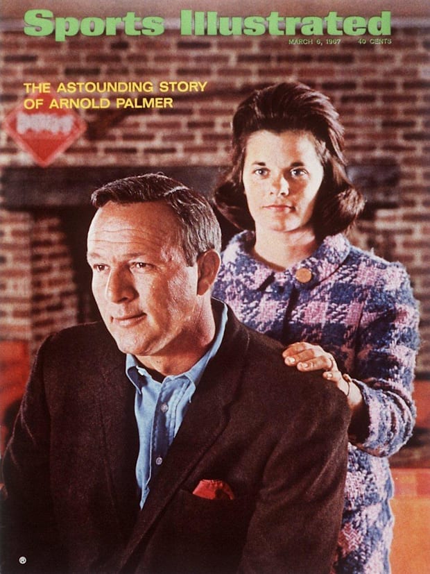 Arnold and Winnie Palmer on the cover of Sports Illustrated in 1967