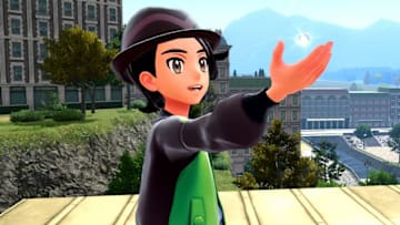 Trainer getting a Mega Stone in Pokemon Legends Z-A