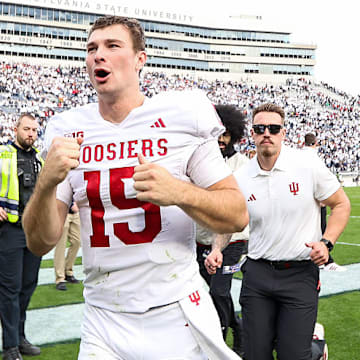 Fernando Mendoza helped Indiana survive a real scare against Penn State