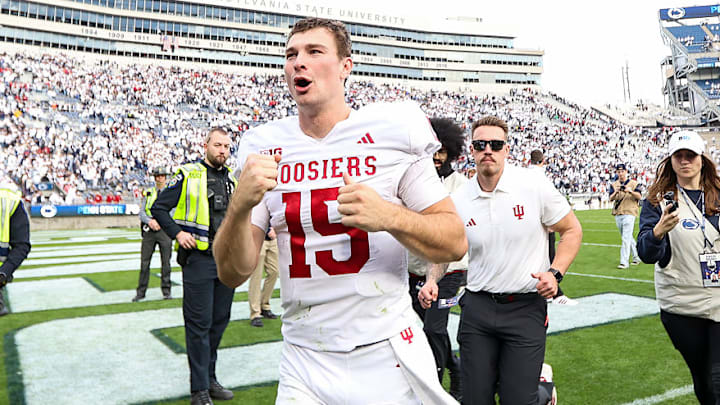 Fernando Mendoza helped Indiana survive a real scare against Penn State