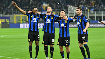 Die Inter-Spieler beim Jubel