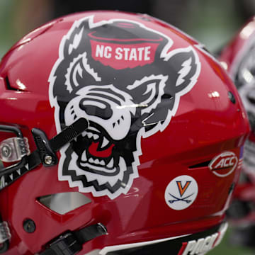 NC State football helmet