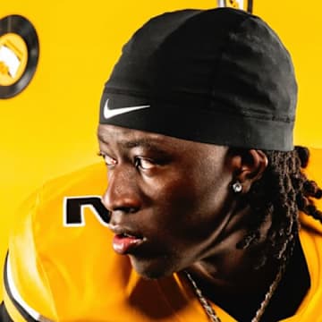 Kell safety Jowell Combay on his official visit to the University of Missouri on Sunday, June 1, 2025.