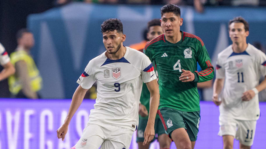 Ricardo Pepi for the USMNT vs Mexico.