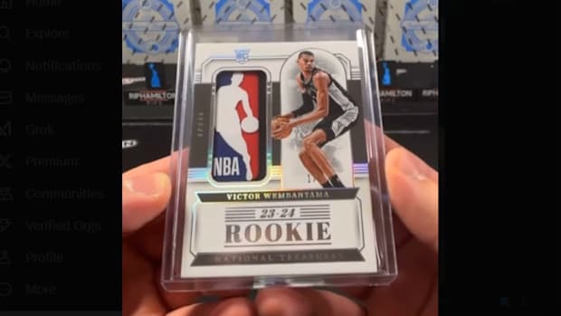 2023-24 National Treasures Basketball - Victor Wembanyama 1/1 Logoman