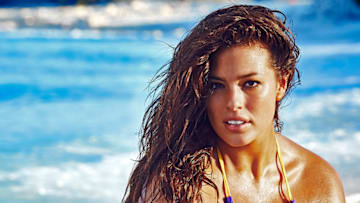 Ashley Graham was photographed by James Macari in Turks &Caicos.