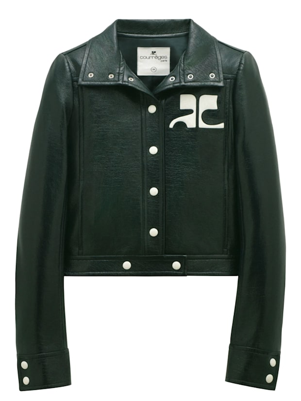 The Rendition vinyl jacket from Courrèges