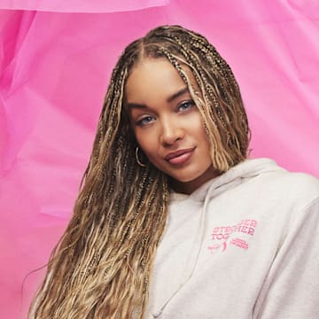 Jasmine Sanders was photographed by Katherine Goguen at the Hard Rock Hotel New York. 