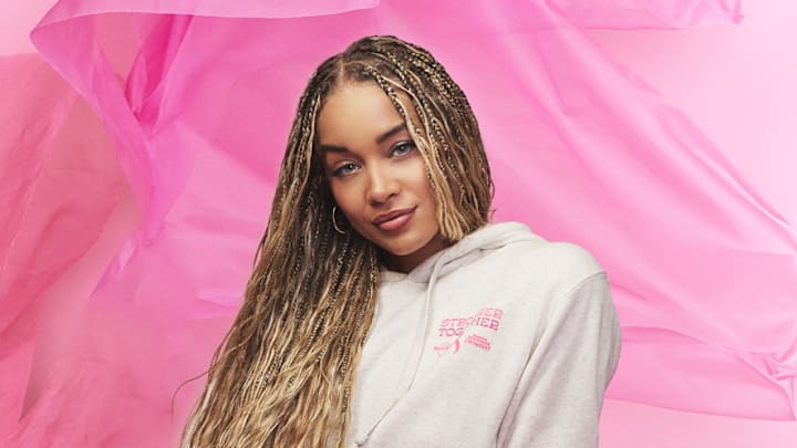 Jasmine Sanders was photographed by Katherine Goguen at the Hard Rock Hotel New York. 