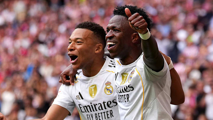 Kylian Mbappé (left) is seeking his first El Clásico win. Kylian Mbappé (left) is seeking his first El Clásico win.