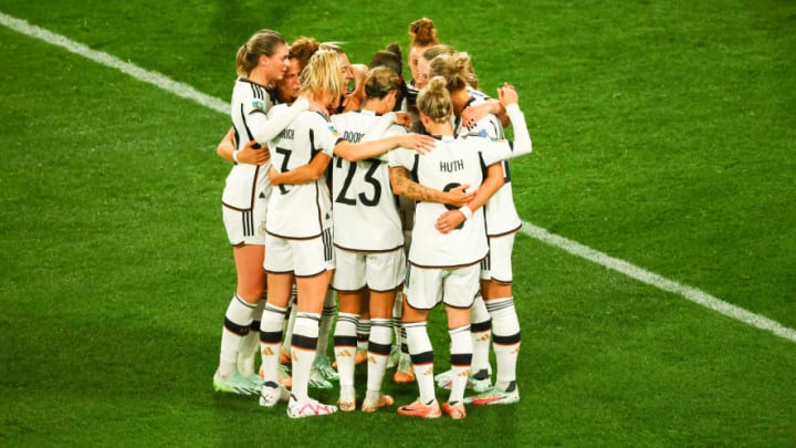 German team, celebrate seen during the FIFA Women's World...