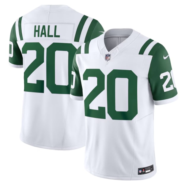 Breece Hall Jets Throwback