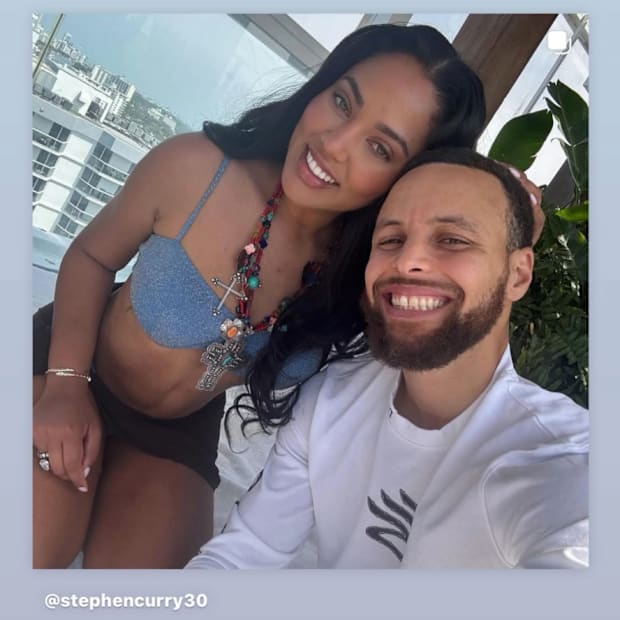Ayesha and Steph Curry