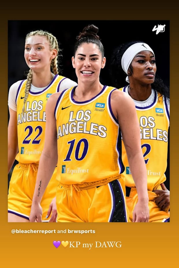 Cameron Brink, Kelsey Plum, and Rickea Jackson  