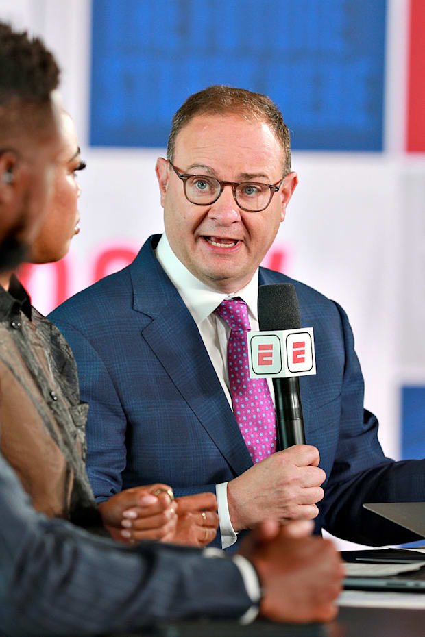 Wojnarowski stepped away from ESPN and being on TV after talking with others who had recently been through a career transitio