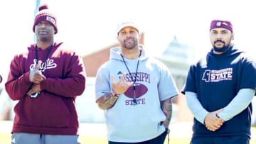 Mississippi State Strength and Conditioning coach Shaud Williams (middle)