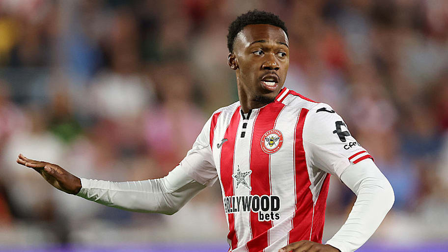 Brentford forward Antoni Milambo