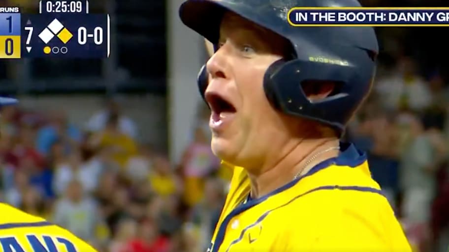 Sean Casey will never forget this appearance in a Savannah Bananas game.  | @TheSavBananas