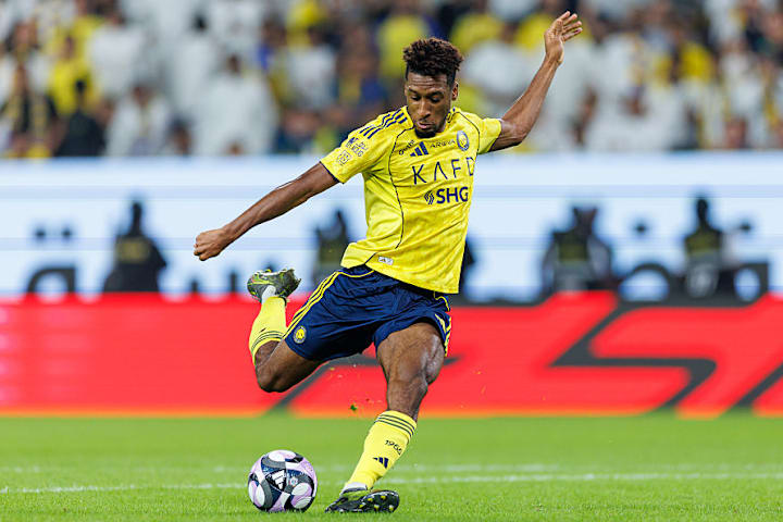 Kingsley Coman in action for Al Nassr.