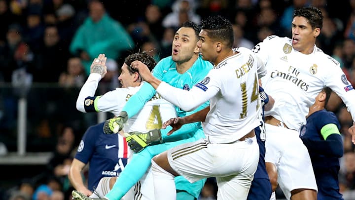 Keylor Navas, Sergio Ramos, Casemiro, Raphael Varane