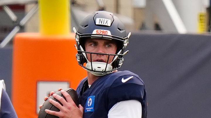 Denver Broncos quarterback Bo Nix 