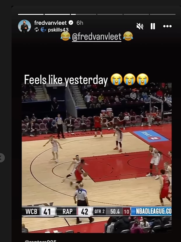 Fred VanVleet's Instagram Story