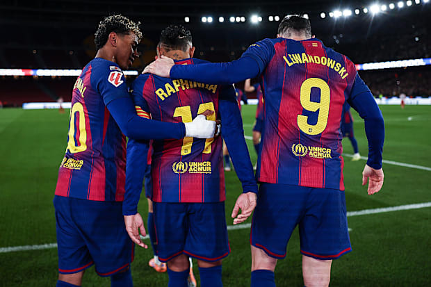 ลามีน ยามาล, ราฟินญ่า, โรเบิร์ต เลวานดอฟสกี้