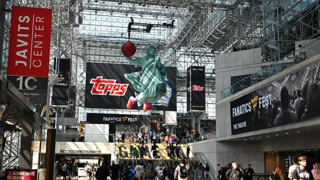 View from lobby of the Javits Center during Fanatics Fest 2025